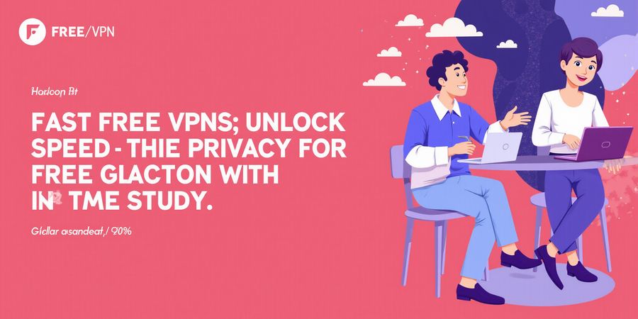 Fast Free VPNs: Speed & Privacy for Remote Work & Study