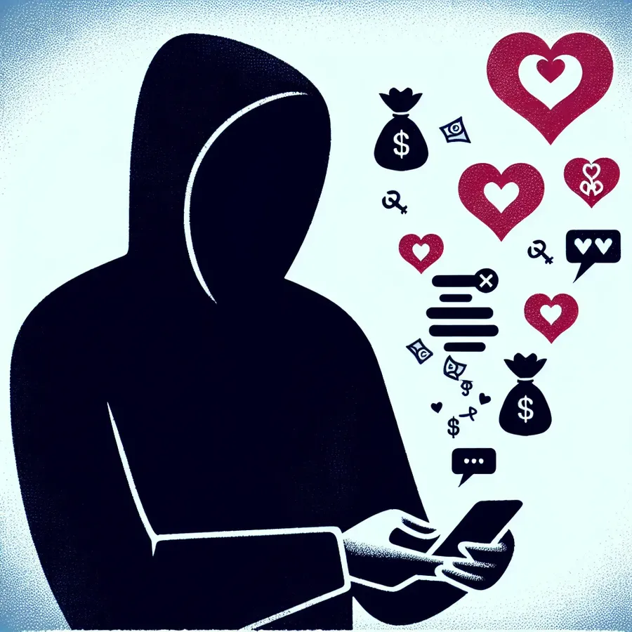 Vær På Vakt Mot Kjærlighetssvindel på WhatsApp