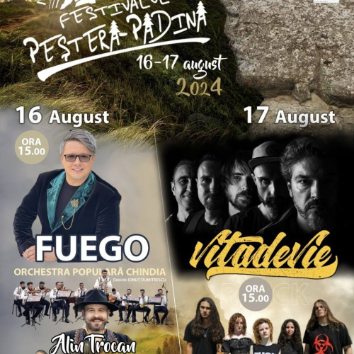 Festivalul "Peștera-Padina" va avea loc în august 2024 în Masivul Bucegi