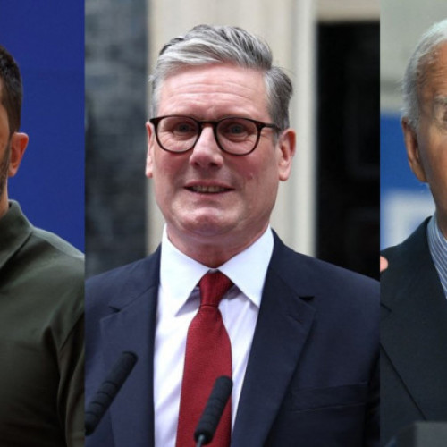 Volodimir Zelenski și Joe Biden l-au felicitat pe Keir Starmer, noul premier britanic