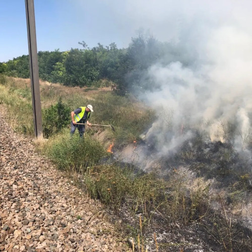Intervenție de urgență pe Magistrala 800: Circulația trenurilor oprită