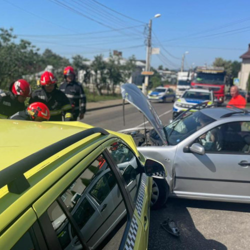 Accident rutier în Botoșani: două persoane rănite