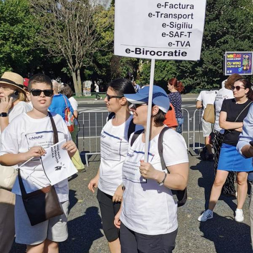 Contabilii, economiștii și antreprenorii din România protestează împotriva "terorii fiscale"