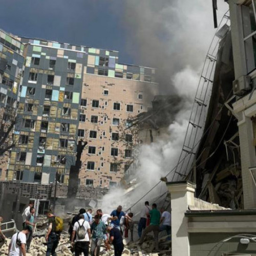 Spitalul de copii &quot;Ohmadit&quot; din Kiev, lovit de o rachetă rusească