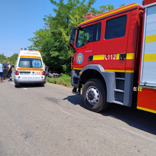 Patru persoane rănite într-un accident rutier la intrarea în localitatea Tudor Vladimirescu