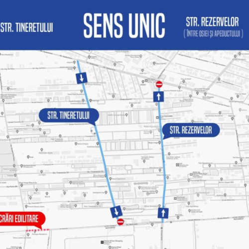 Modificări în circulația rutieră din Chiajna: Strada Rezervelor devine cu sens unic