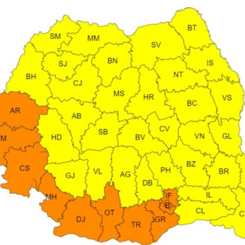 Județul Botoșani sub Cod Galben de caniculă