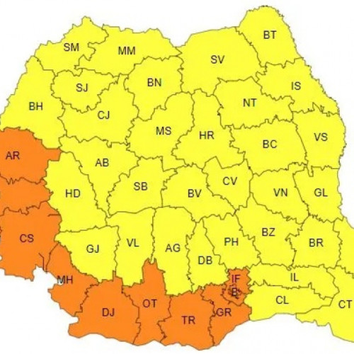 Valul de căldură se intensifică în România: Avertizare Cod galben și Cod portocaliu