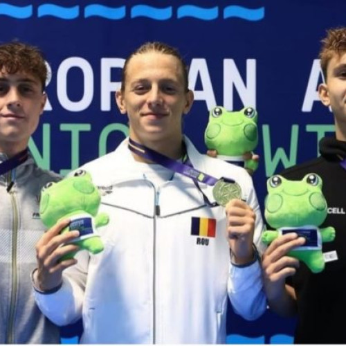 Performanță remarcabilă a înotătorilor români la Campionatele Europene pentru juniori