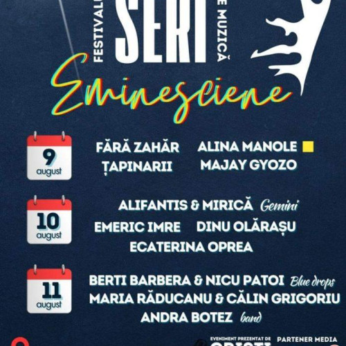 Au fost anunțați artiștii ce vor concerta la Festivalul Național de Muzică "Seri Eminesciene"