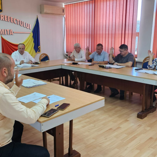 Constantin Marin a condus ședința Comisiei Județene de fond funciar