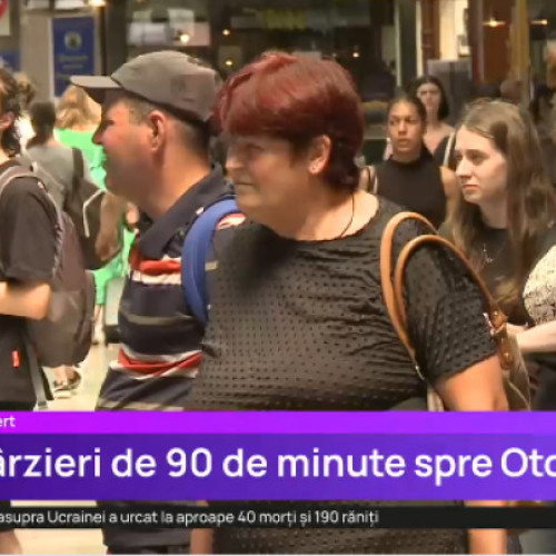 Întârzieri mari la trenurile spre Aeroportul Otopeni din cauza problemelor tehnice și a căldurii extreme