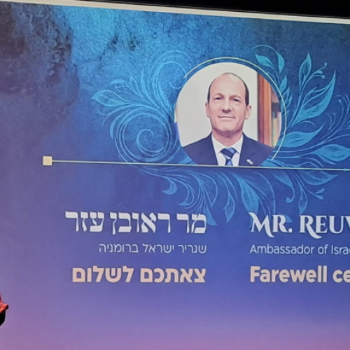 Ambasadorul Israelului în România își încheie mandatul cu dezvăluiri surprinzătoare