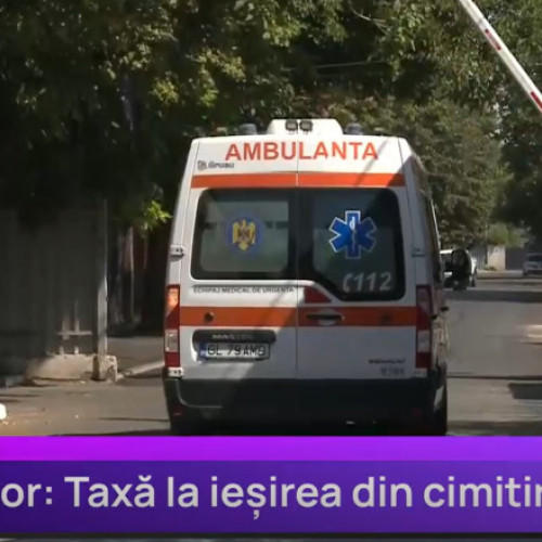 Incident șocant în Galați: Ambulanță blocată în cimitir din cauza unei taxe de 6 lei