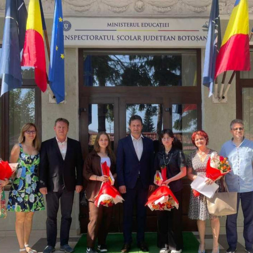 Elevele cu media 10 la Bacalaureat, felicitate de Inspectoratul Școlar Județean Botoșani