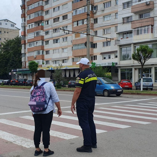 Acțiune a poliției pentru siguranța pietonilor în Botoșani