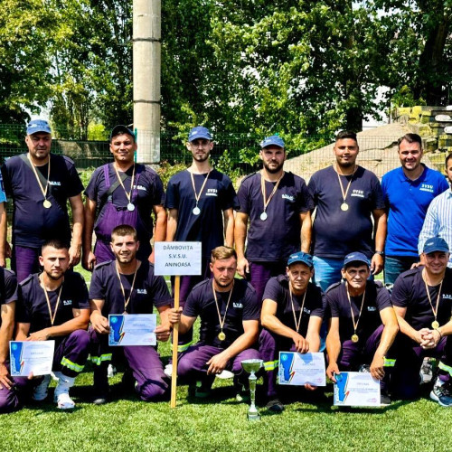 Serviciul Voluntar pentru Situații de Urgență Aninoasa câștigă din nou la faza interjudețeană