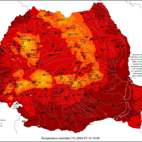 Continuă valul de căldură în România