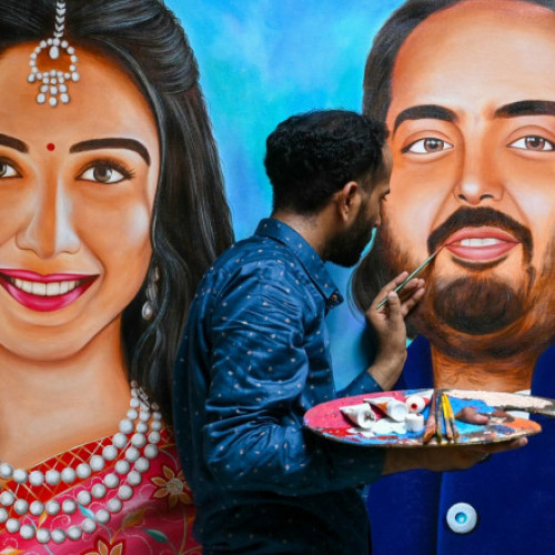 Surorile Kim și Khloe Kardashian prezente în India pentru nuntă de lux