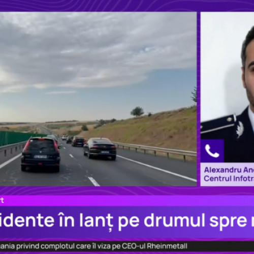 Mai multe accidente pe Autostrada Soarelui în această dimineață