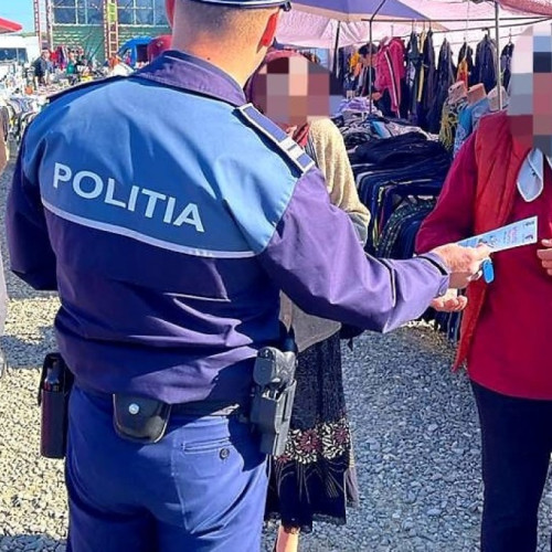 Intervenția poliției într-un scandal între două femei în piața din Vicovu de Sus