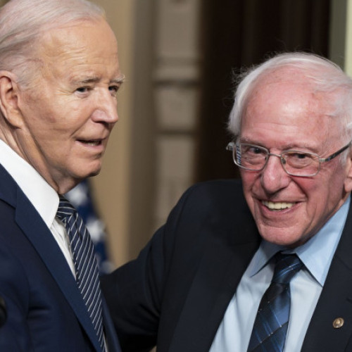 Bernie Sanders oferă sprijin necondiționat pentru Joe Biden în fața presiunilor de retragere