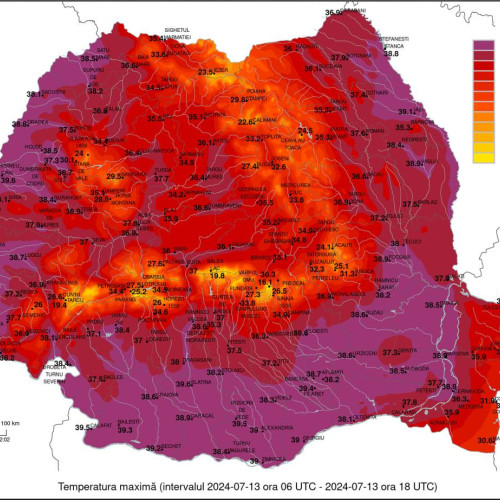 Avertizare Cod Roșu de caniculă prelungită în România