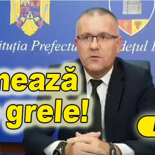 Prefectul Daniel Țiclea a transmis un mesaj buzoienilor în contextul avertizării de cod roșu