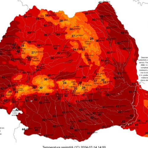Botoșani sub cod roșu de caniculă