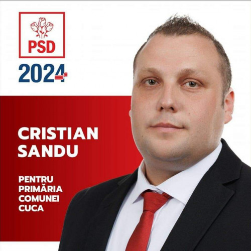 Un nou primar la Cuca: Cristian Sandu preia conducerea comunei