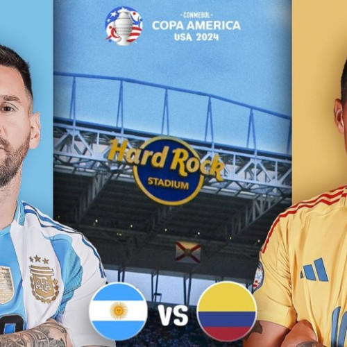 Finala Cupei America dintre Argentina și Columbia la Miami