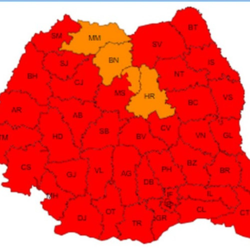 Cod roșu și portocaliu de caniculă în Botoșani