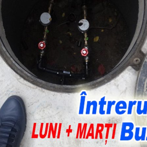Compania de Apă Buzău anunță întreruperi în furnizarea de apă pentru montarea unor noi contoare de branșament