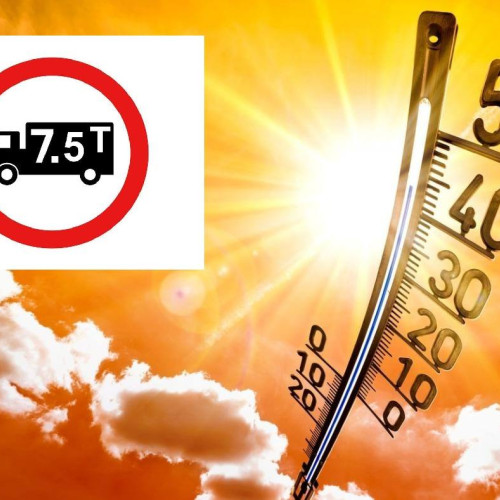 Restricții de tonaj pe drumurile naționale din cauza caniculei