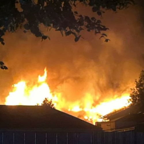 Atac cu drona al Ucrainei provoacă incendiu la o fabrică în regiunea Kursk