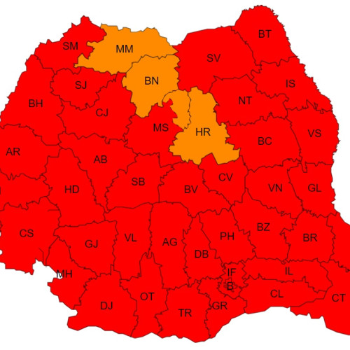 Avertizări meteo de Cod Roșu și Portocaliu pentru caniculă până miercuri