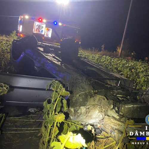 Accident grav în comuna Șelaru: Patru persoane au fost transportate la spital