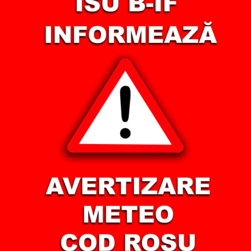 Avertizare cod roșu de caniculă în București și Ilfov