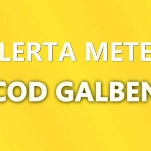 Județul Botoșani sub atenționare Cod Galben de instabilitate atmosferică
