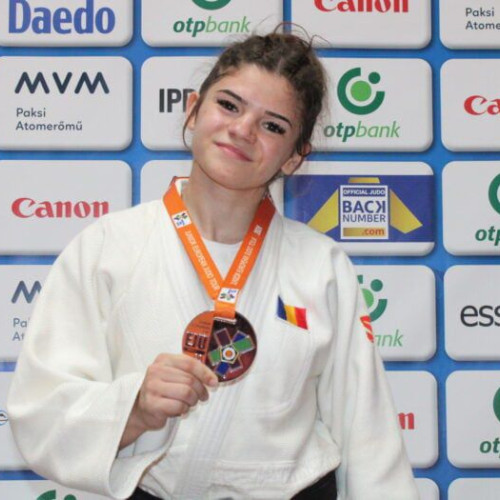 Judoka CS Unirea Alba Iulia, Laura Bogdan, a câștigat medalia de argint la Cupa Europeană de Juniori