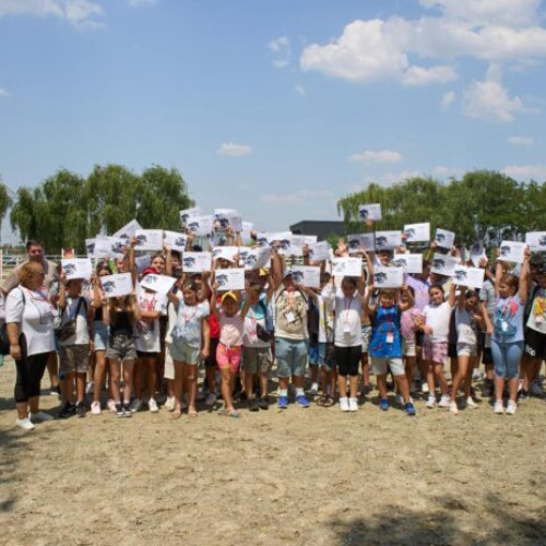 Elevii din Glina descoperă fascinația călăriei și arta la tabăra organizată de Consiliul Județean Ilfov