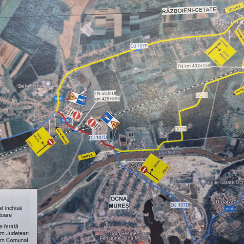 Trecerea la nivel cu calea ferată de la Halta Unirea va fi închisă temporar