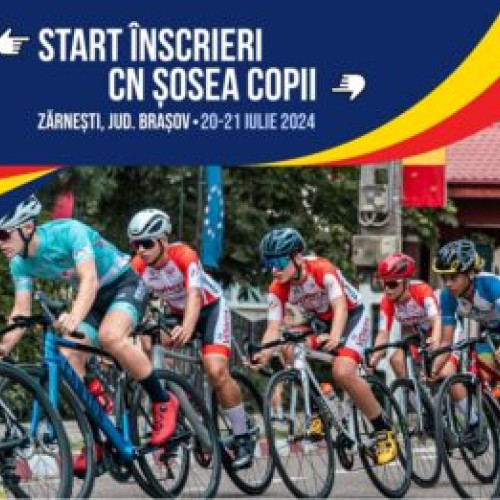 Micii cicliști, invitați să se înscrie la Campionatul Național de Șosea pentru Copii 2024