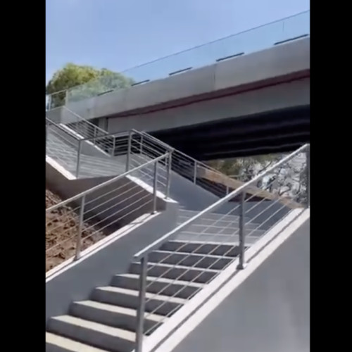 Lucrări finale la podul central din parcul Tineretului