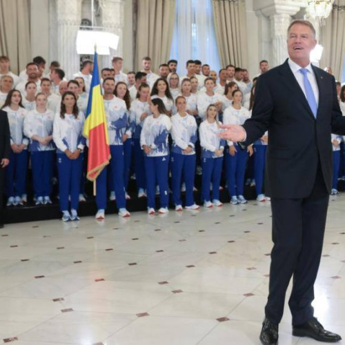 Klaus Iohannis, mesaj pentru echipa olimpică a României înainte de Jocurile Olimpice de la Paris