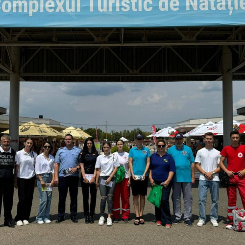 Acțiune de informare preventivă la Complexul Turistic de Natație Târgoviște