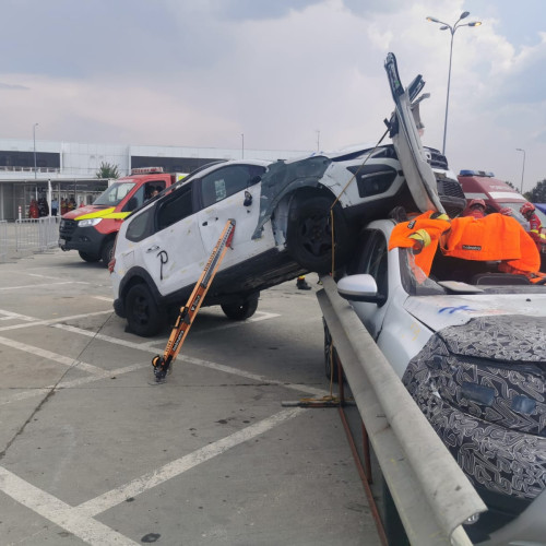 Pompierii de la ISU Alba, performanțe remarcabile la Etapa Națională a Competiției de Descarcerare