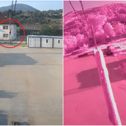 Un muncitor din Bistrița-Năsăud a distrus o cameră de supraveghere pe șantier