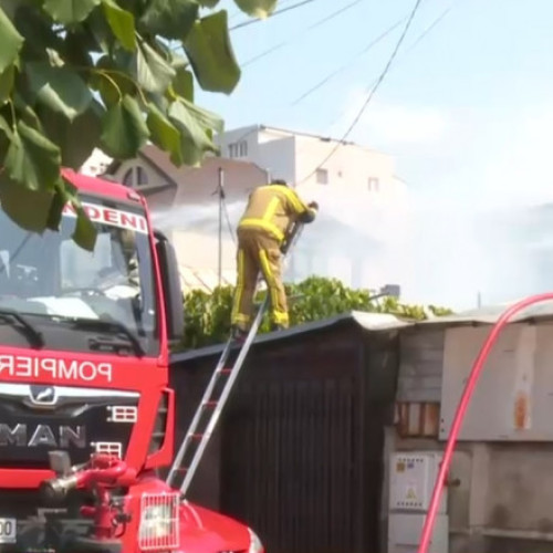 Incendiu devastator în Sectorul 2 al Capitalei