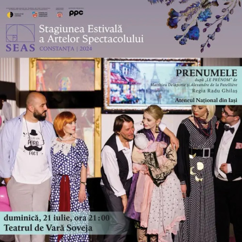 Spectacolul "Prenumele", o comedie plină de umor, se desfășoară în seara aceasta